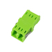 Synergy 21 LWL Kupplung LC-Buchse/LC-Buchse 50 62.5/125u Multimode duplex PVC lime Green - Multimode-Faser - Duplex