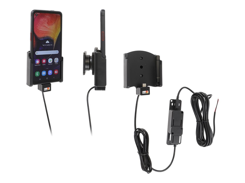 Brodit Kfz-Ladeschale - with USB cable - QC 3.0 - 2 Ausgabeanschlussstellen (USB, USB Typ A)