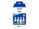 Epson EcoTank 664 - 4er-Pack - Schwarz, Gelb, Cyan, Magenta