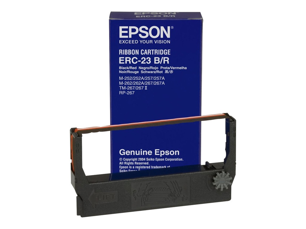 Epson ERC 23BR - Schwarz, Rot - Farbband - für M 280
