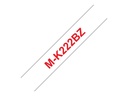 Brother M-K222BZ - Kunststoff - Rot auf Weiß - Rolle (0,9 cm x 8 m)