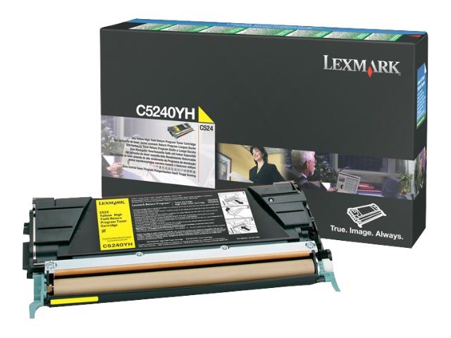 Lexmark Hohe Ergiebigkeit - Gelb - original
