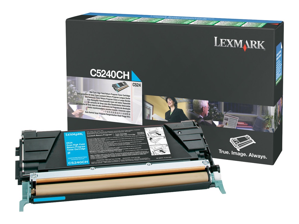 Lexmark Hohe Ergiebigkeit - Cyan - original