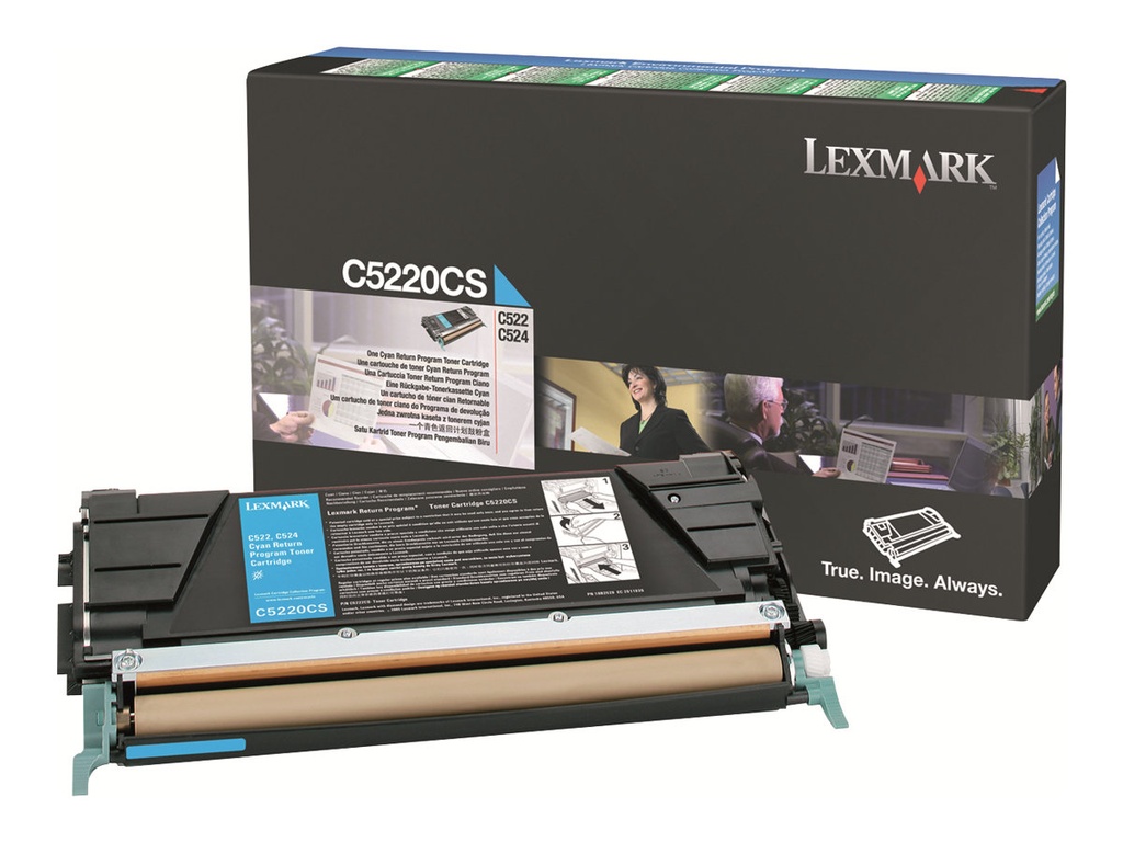 Lexmark Cyan - original - Tonerpatrone LCCP