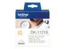 Brother DK-11218 - Schwarz auf Weiß - Rolle (2,4 cm)