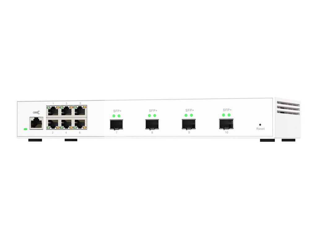 QNAP QSW-M2106-4S - Switch - managed - 6 x 2.5GBase-T + 4 x 10Gb Ethernet SFP+