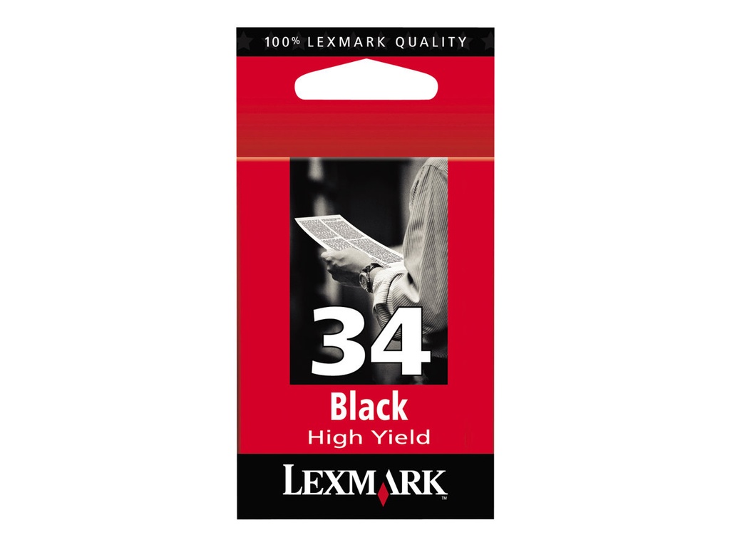 Lexmark Cartridge No. 34 - Hohe Ergiebigkeit