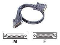 ATEN Stacking-Kabel - DB-25 (M) zu DB-25 (W)