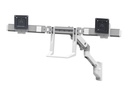 Ergotron HX - Befestigungskit (Gelenkarm, Verlängerung, Scharnierbogen, 2 Drehgelenke, Griff, Wandmontage) - für 2 LCD-Displays - weiß - Bildschirmgröße: bis zu 81,3 cm (bis zu 32 Zoll)
