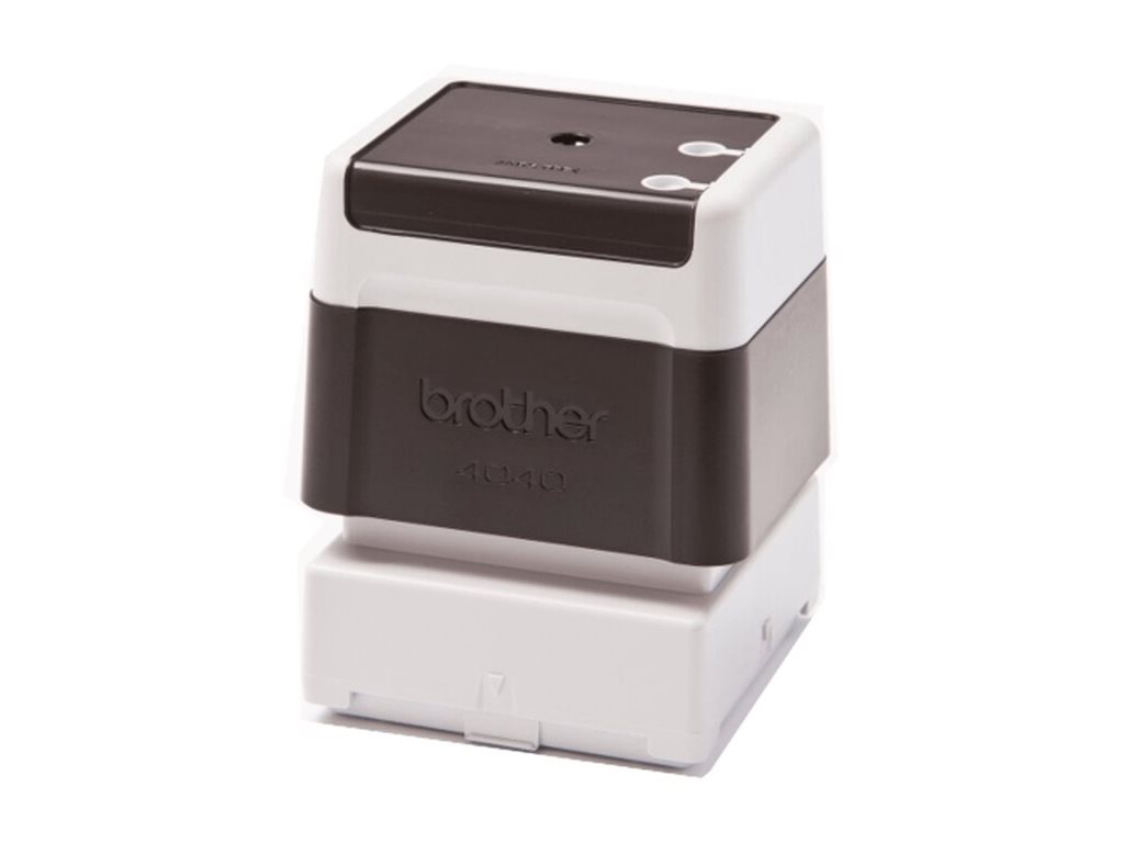 Brother 4040 - Stempel - vorgetränkt - Schwarz - Benutzerdefinierter Text - 40 x 40 mm (Packung mit 6)
