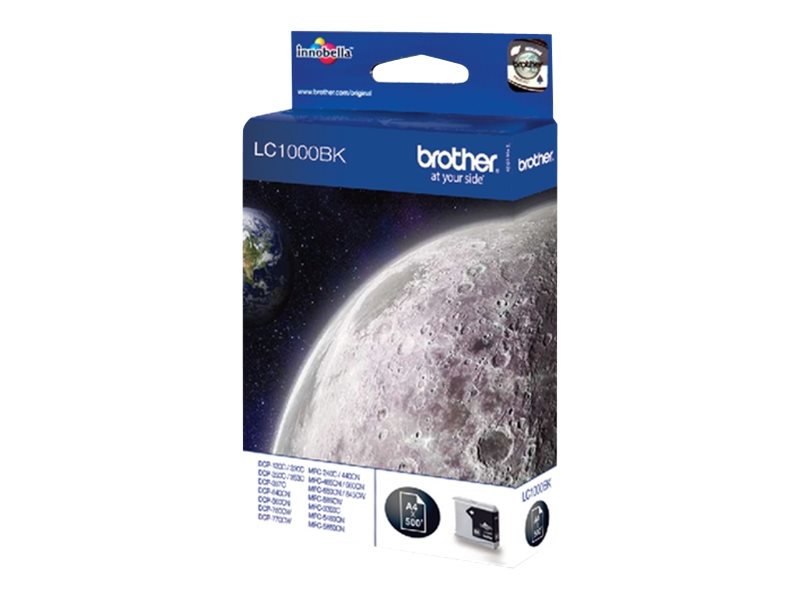 Brother LC1000BK - Schwarz - original - Tintenpatrone
