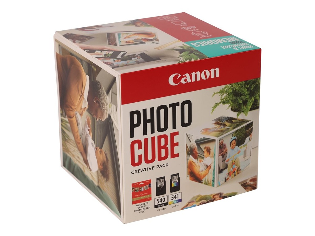 Canon Photo Cube Creative Pack - Glänzend - 2er-Pack - Schwarz, Farbe (Cyan, Magenta, Gelb)