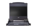 ATEN Slideaway CL5708MW - KVM-Konsole mit KVM-Switch - 8 Anschlüsse - PS/2, USB - 43.9 cm (17.3")