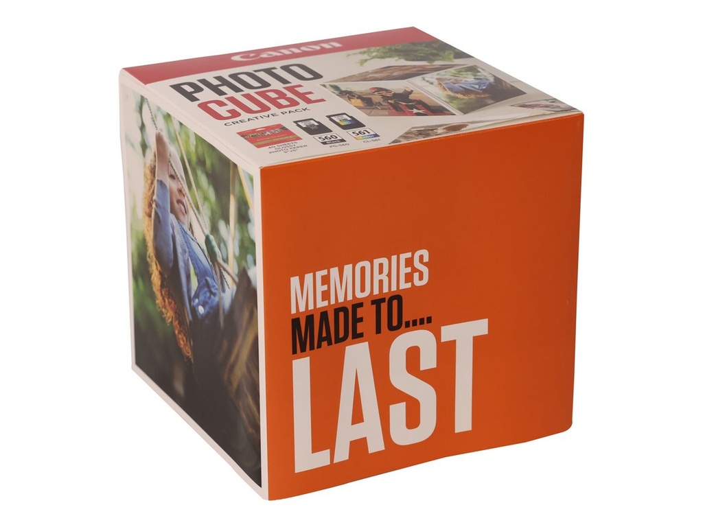 Canon Photo Cube Creative Pack - Glänzend - 2er-Pack - Schwarz, Farbe (Cyan, Magenta, Gelb)