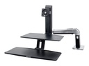 Ergotron WorkFit-A Single LD Workstation With Suspended Keyboard