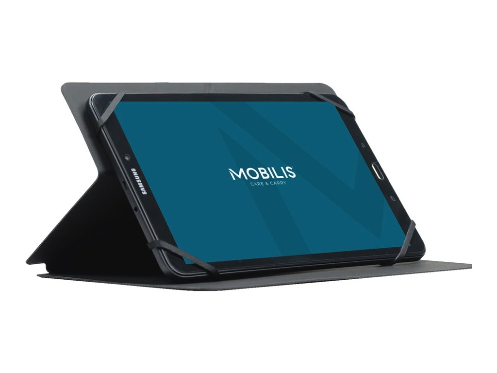 Mobilis Origine Universal - Flip-Hülle für Tablet - Schwarz (9" - 11")