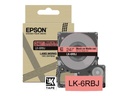 Epson LabelWorks LK-6RBJ - Schwarz auf Mattrot - Rolle (2,4 cm x 8 m)