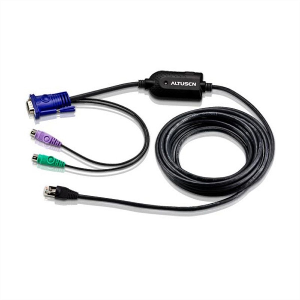 ATEN KA7920 Tastatur/Video/Maus (KVM)-Kabel Schwarz 4,5 m