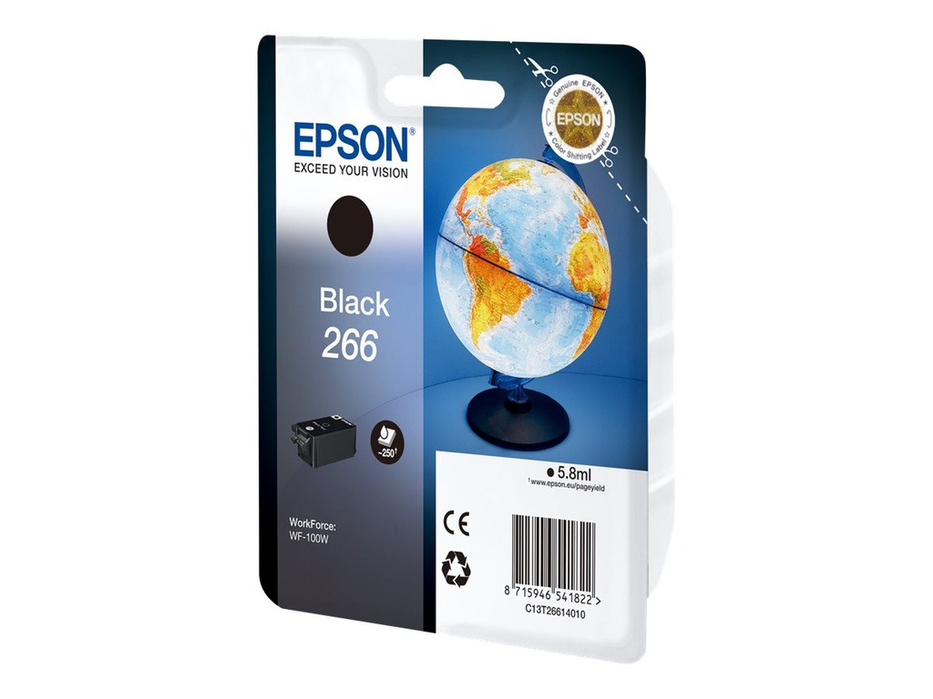 Epson 266 - 5.8 ml - Schwarz - original - Blister