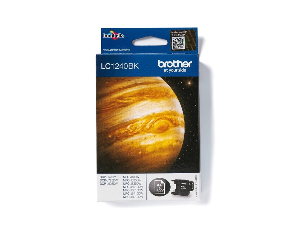 Brother LC1240BK - Schwarz - original - Tintenpatrone