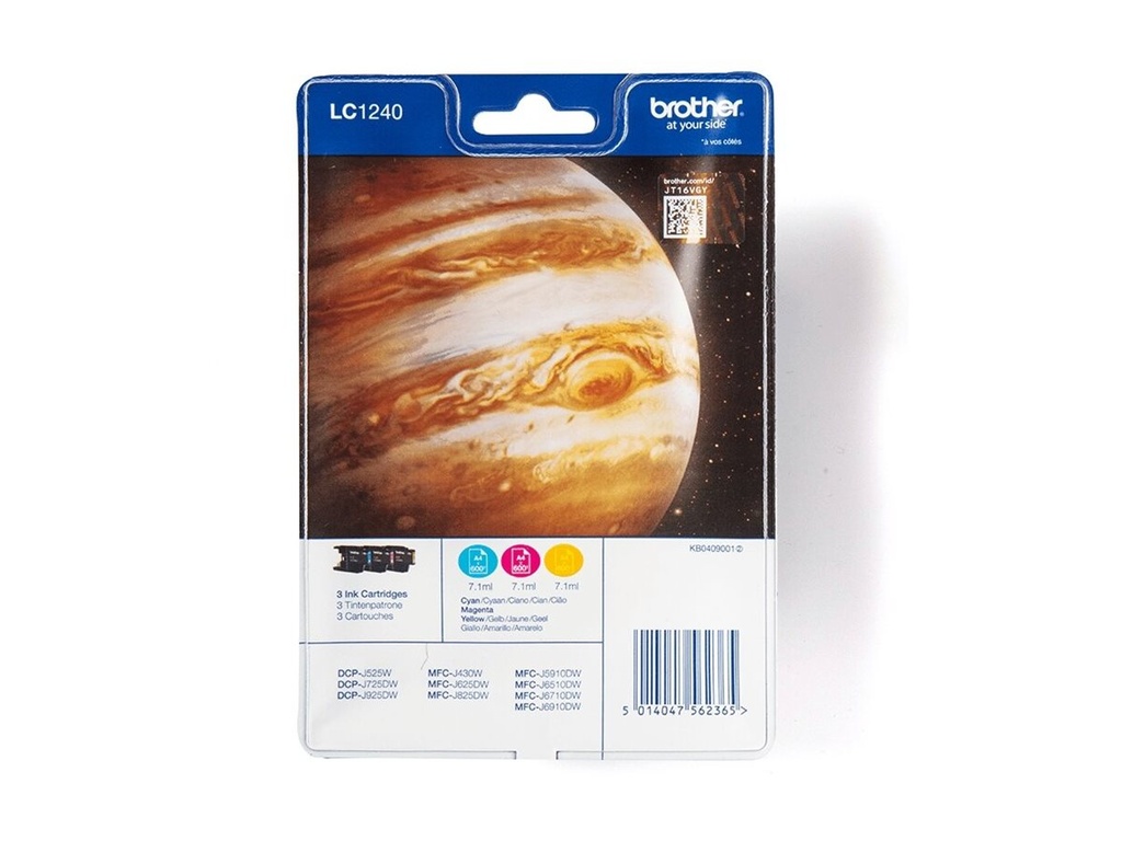 Brother LC1240 Rainbow-Pack - Gelb, Cyan, Magenta