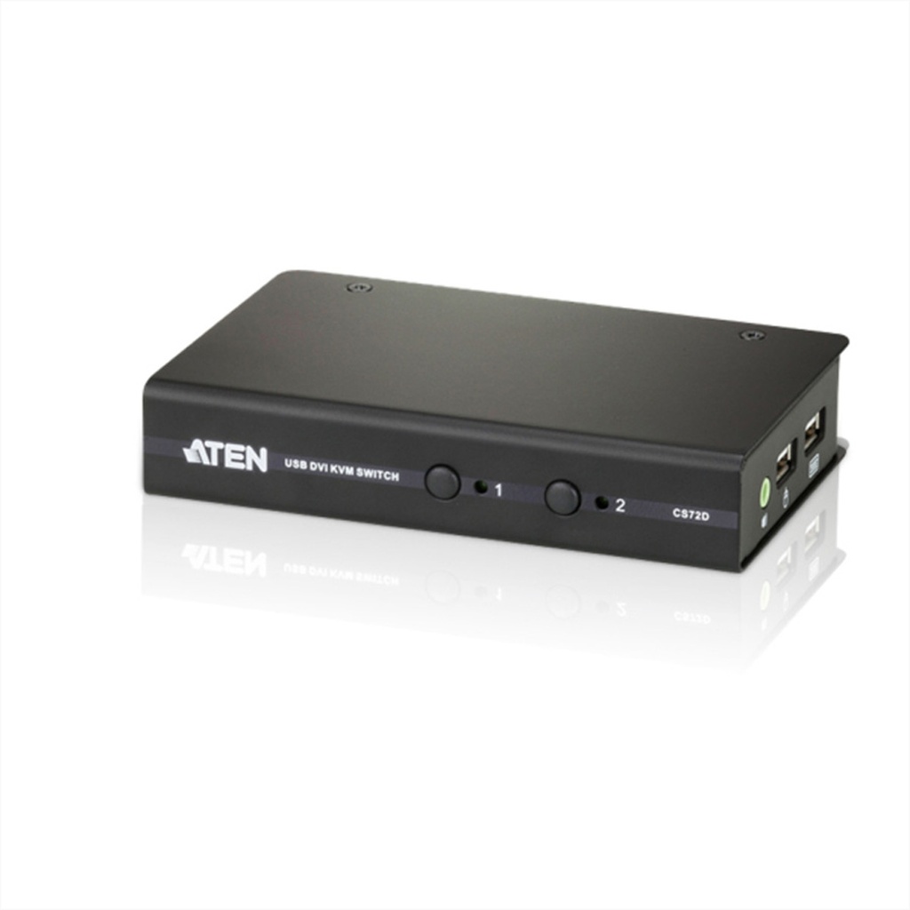 ATEN CS72D - KVM-/Audio-Switch - 2 x KVM/Audio