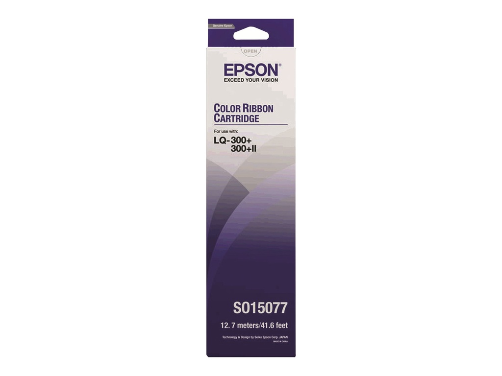 [C13S015077] Epson Schwarz, Gelb, Cyan, Magenta - Textilband
