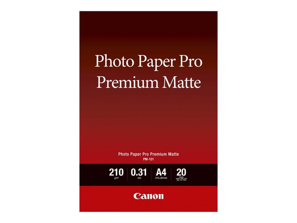 Canon Pro Premium PM-101 - Glatt matt - 310 Mikron - A4 (210 x 297 mm)