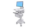 Ergotron Cart with LCD Pivot, SLA Powered, 2 Tall Drawers - Wagen (nur Laden)