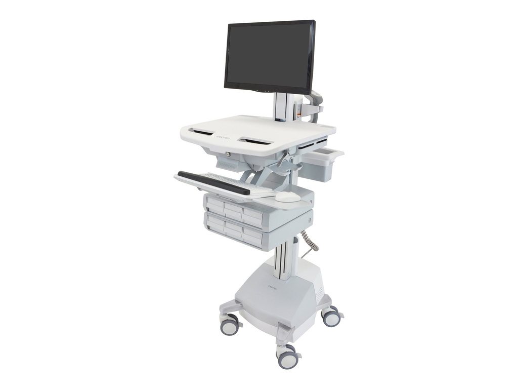 Ergotron Cart with LCD Pivot, SLA Powered, 6 Drawers - Wagen (nur Laden)
