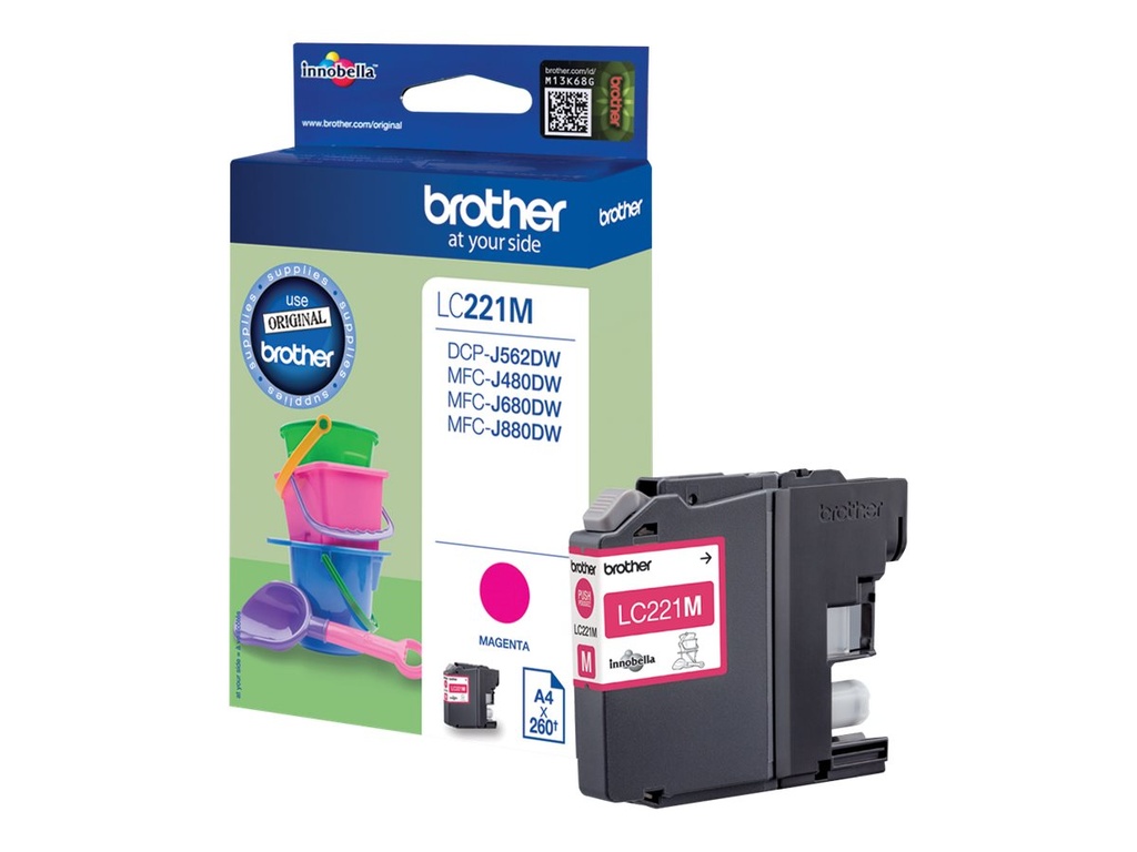 Brother LC221M - Magenta - original - Tintenpatrone
