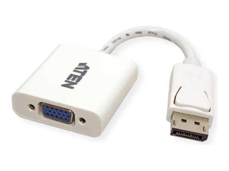 ATEN Videoadapter - DisplayPort (M) zu 15 pin VGA (W)