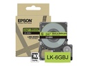 Epson LabelWorks LK-6GBJ - Schwarz auf Mattgrün - Rolle (2,4 cm x 8 m)