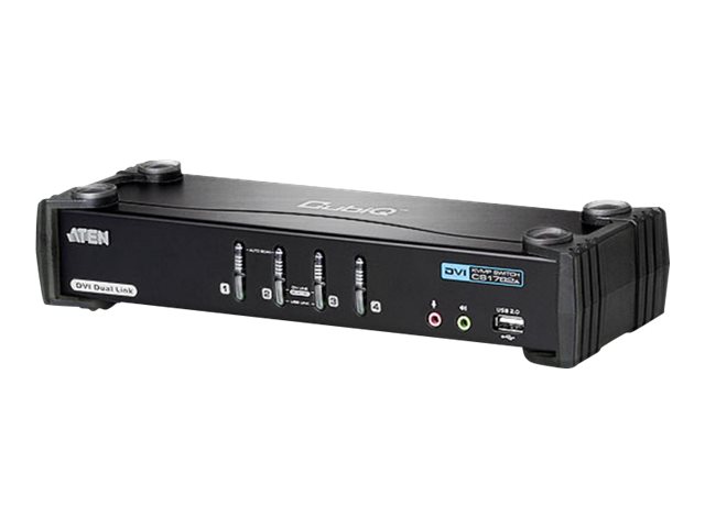 ATEN CubiQ CS1784A - KVM-/Audio-Switch - 4 x