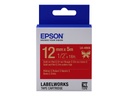 Epson LabelWorks LK-4RKK - Seidig - Gold auf Rot - Rolle (1,2 cm x 5 m)