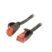 Synergy 21 Patchkabel RJ45 Cat6 250Mhz schwarz UTP U/UTP PVC Flach - Kabel - Netzwerk