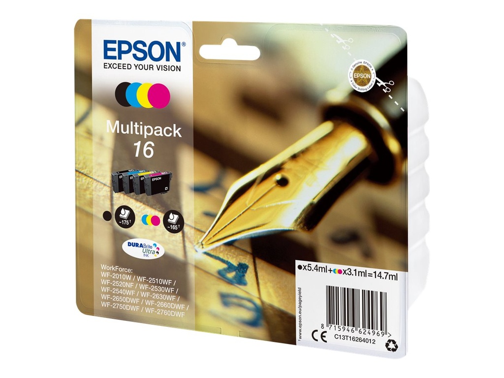 Epson 16 Multipack - 4er-Pack - Schwarz, Gelb