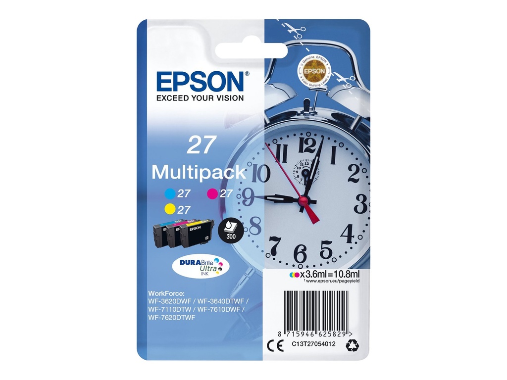 Epson 27 Multi-Pack - 3er-Pack - 10.8 ml - Gelb