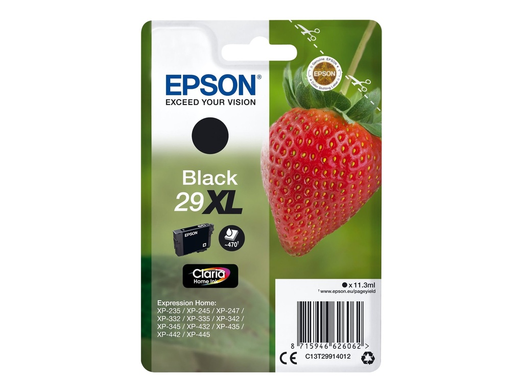 Epson 29XL - 11.3 ml - XL - Schwarz - original