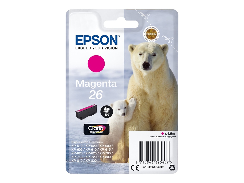 Epson 26 - 4.5 ml - Magenta - Original - Tintenpatrone