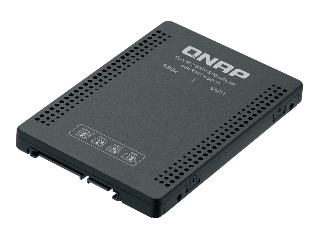 [QDA-A2MAR] QNAP QDA-A2MAR - Internes RAID-Gehäuse - 2,5" auf 2 x M.2 (6,4 cm auf 2 x M.2)