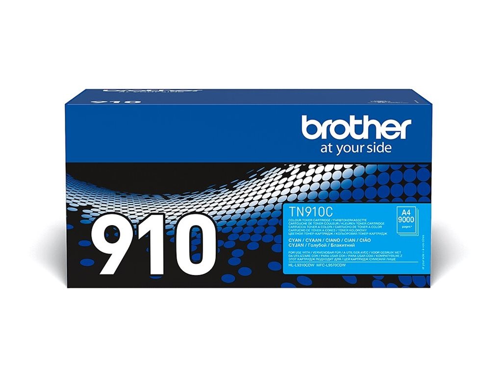Brother TN910C - Ultra Jumbo - Cyan - original