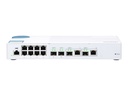 QNAP QSW-M408-2C - Switch - managed - 2 x 10 Gigabit SFP+ + 2 x C 10 G-Bit SFP+ + 8 x 10/100/1000