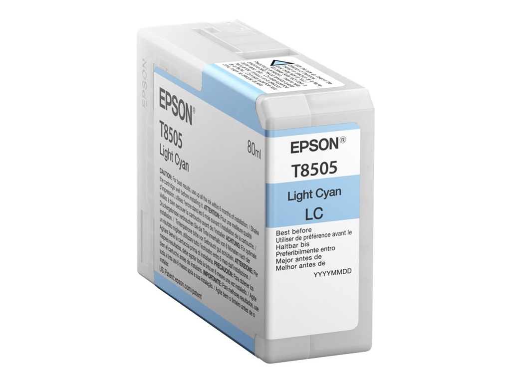 Epson T8505 - 80 ml - hell Cyan - original - Tintenpatrone