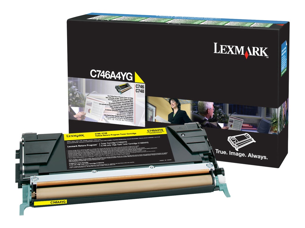 Lexmark Gelb - original - Tonerpatrone LCCP