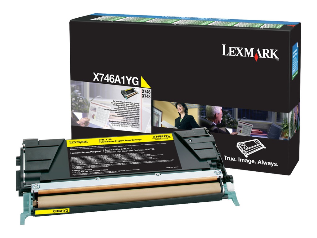 Lexmark Gelb - original - Tonerpatrone LCCP, LRP