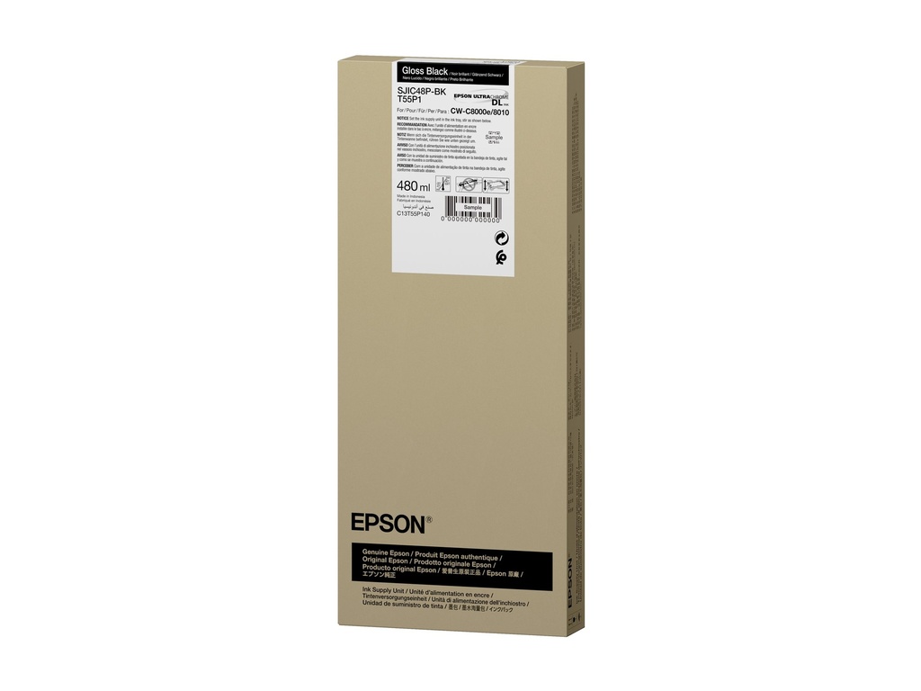 [C13T55P140] Epson T55P1 - 480 ml - Schwarz - original - Box