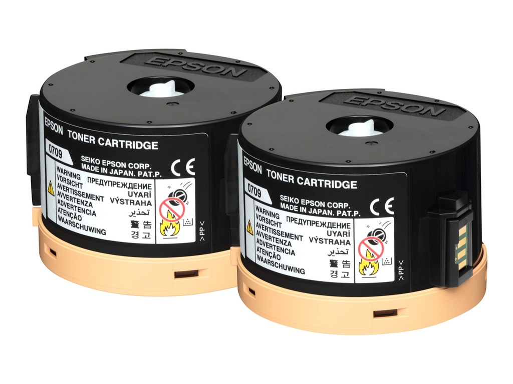 Epson 0710 - 2er-Pack - mit hoher Kapazität - Schwarz