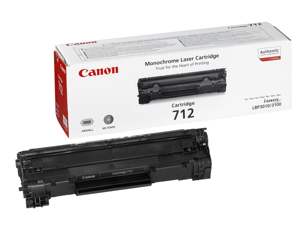 Canon 712 - Schwarz - original - Tonerpatrone