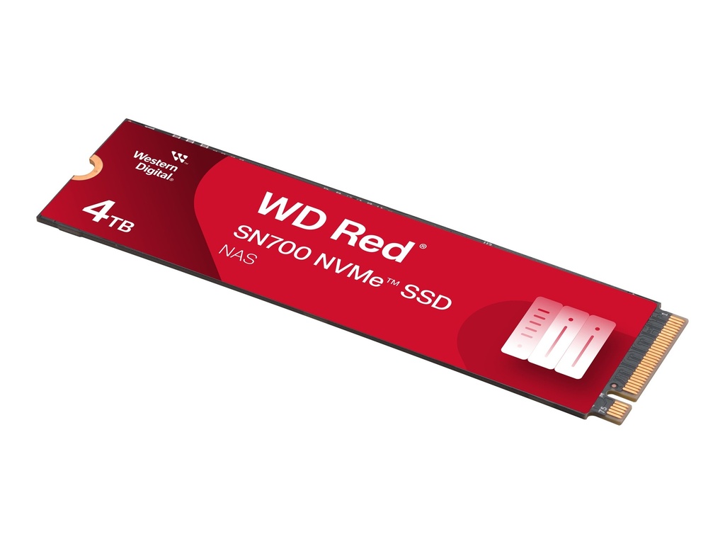 WD Red SN700 WDS400T1R0C - SSD - 4 TB - intern - M.2 2280 - PCIe 3.0 x4 (NVMe)